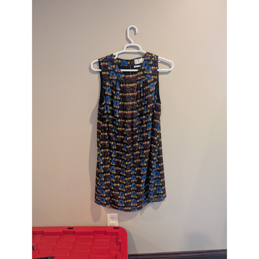 Anna Sui Target Women's 1x Multicolored Peacock Sleeveless Sheath Party Dress